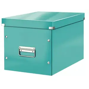 Storage box Leitz Click & Store WOW Rectangular Turquoise