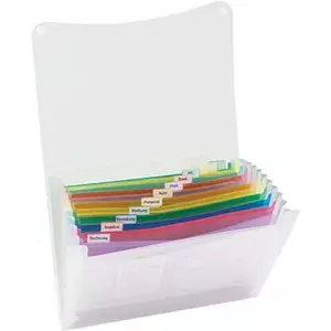 Folder Soennecken 370682300 A4, 13 pockets, translucent polypropylene