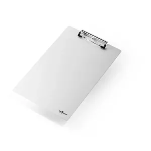 Clipboard Durable 339023 — A4 aluminium clipboard, white, 227×344×1 mm