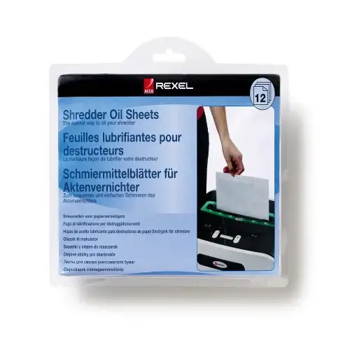 Масляные листы для шредера Rexel Photo 4