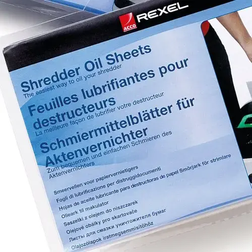 Масляные листы для шредера Rexel Photo 7