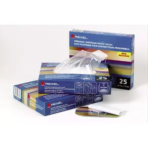 Maiss Rexel Plastmasas atkritumu maisi plaša ieejas šķēres 175L (100)