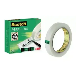 Лента Scotch Magic 810 66м Волокно Бумага