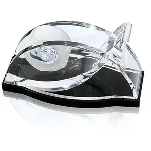Lentes izsistājs WEDO 60 9001 akrils melns caurspīdīgs