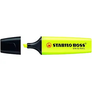 Marķieris STABILO BOSS ORIGINAL ar slīpumu Dzeltena