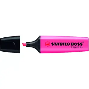 Marķieris STABILO BOSS ORIGINAL ar slīpumu Rozā