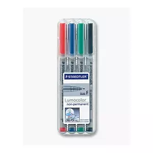 Marķieris Staedtler 316 WP4 Melns Zils Zaļš Sarkans