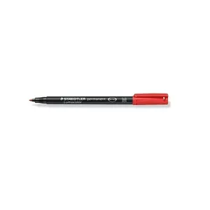Pastāvīgais marķieris Staedtler 317-2 Bullet tip Sarkans 10 gab