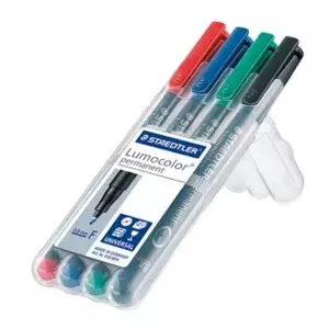 Pastāvīgais marķieris plānais Staedtler Lumocolor 318 WP4