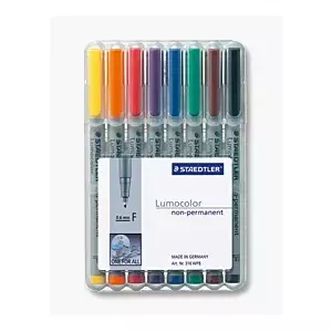 Staedtler 316 WP8 marķieris 1 pcs Melns, Zils, Brūns, Zaļš, Oranžs, Sarkans, Violets, Dzeltens