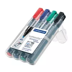 Pastāvīgais marķieris Staedtler Lumocolor 352 WP4 Melns Zils Zaļš Sarkans