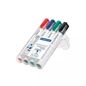 Marķieris Staedtler 351 B ar slīpu galu Melns Zils Zaļš Sarkans