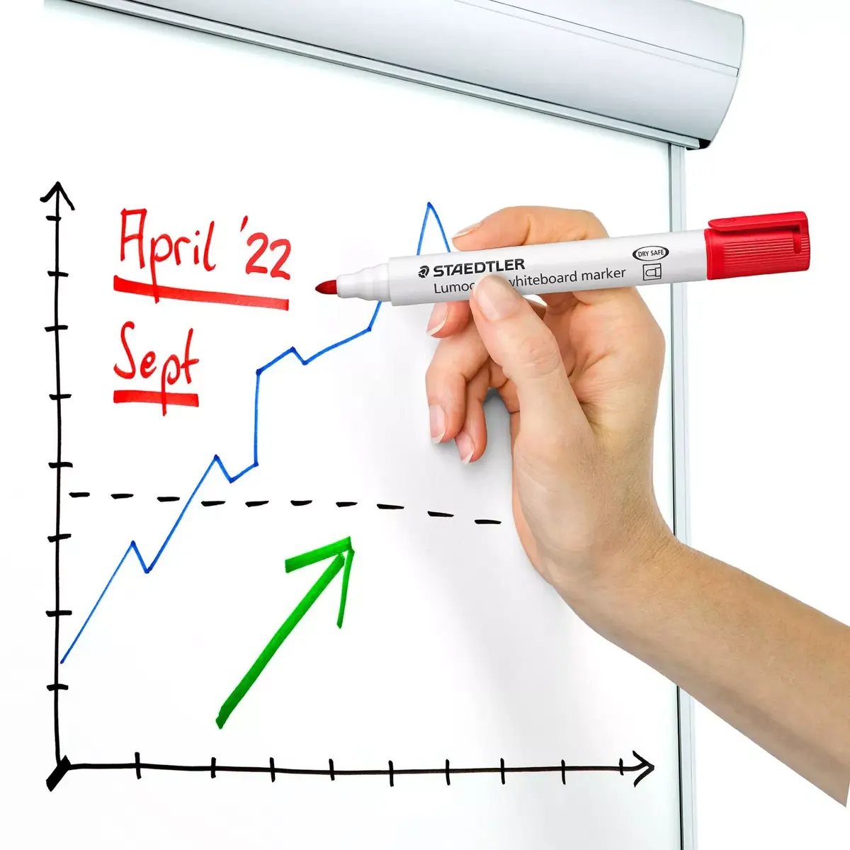 Marķieris Staedtler Lumocolor whiteboard 351 Photo 5