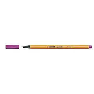 Лайнер Stabilo point 88 Lilac — шестигранный корпус, тонкий пишущий наконечник, цвет чернил Lilac, 1 шт.
