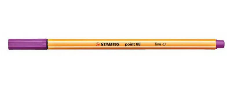 Лайнер Stabilo point 88 Lilac Photo 2