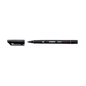 Permanent marker Stabilo OHPen Black, tip 1 pc, black ink, plastic body
