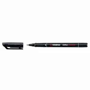 Permanent marker Stabilo OHPen universal 10 pcs — black, bullet tip