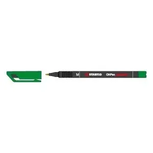 Permanent marker Stabilo OHPen Green, plastic housing, green ink, 1 pc