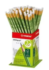 Retail display stand Stabilo 6004/60-1 — carton counter display, 90×90×180 mm, green/red/white