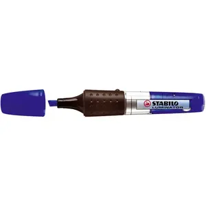 Marķieris Stabilo Luminator 1 gab., kaltveida (chisel) uzgalis, zils