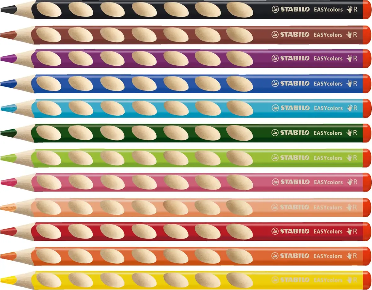Stabilo EASYcolors vaska krītiņi 12 gab. Photo 2
