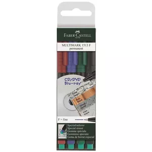 Pastāvīgais marķieris Faber-Castell MULTIMARK 4 gab.