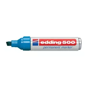 Edding 500 permanent marker Chisel tip Blue 10 pc(s)