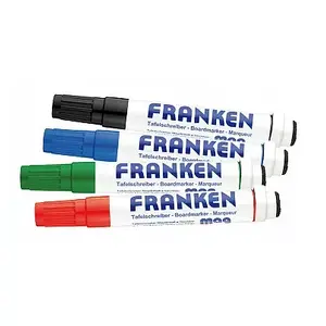 Marķieris Franken Z1703 4 gab. Melns Zils Zaļš Sarkans