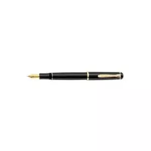 Fountain pen Pelikan P 200 with black barrel and gold-plated stainless steel nib