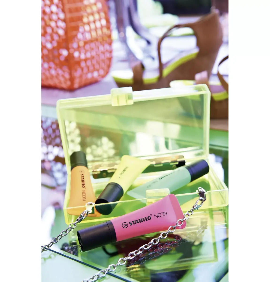 Stabilo NEON highlighter markers set 4 pcs Photo 5