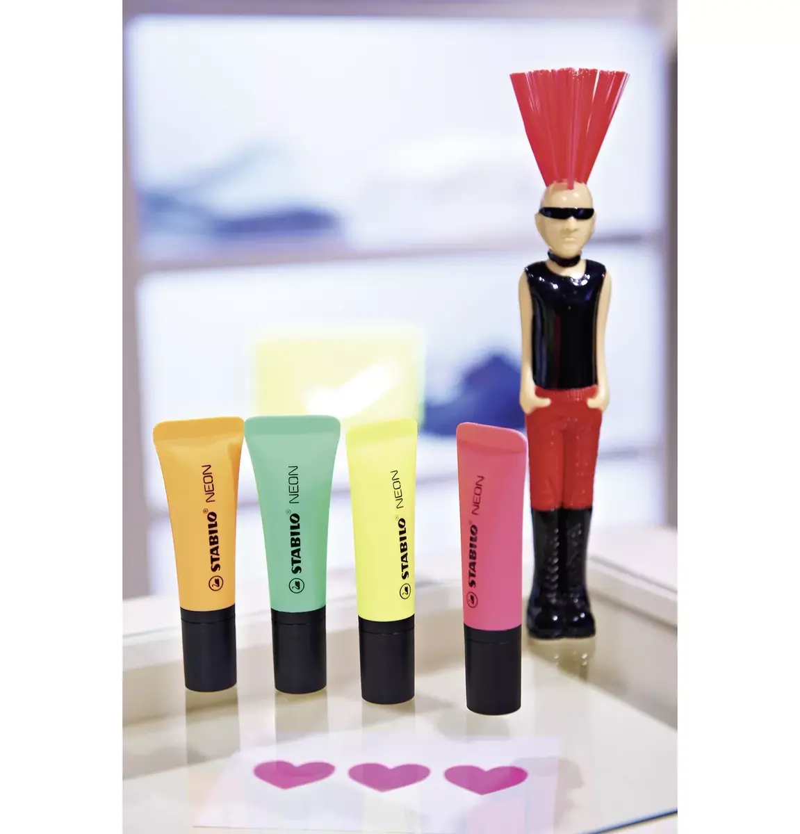Stabilo NEON highlighter markers set 4 pcs Photo 6