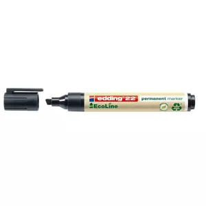 Permanent marker Edding 22 EcoLine Chisel tip Black