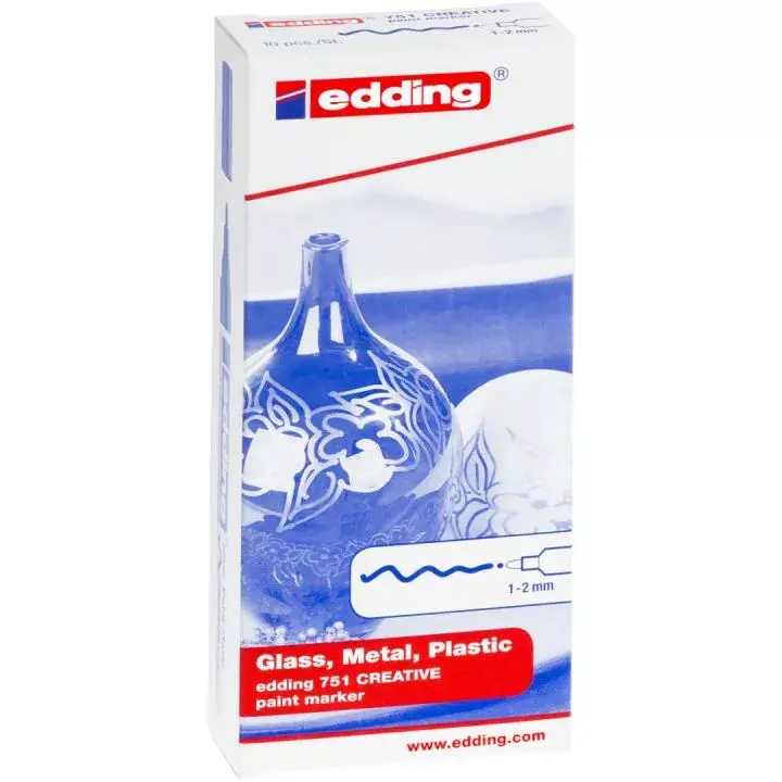 Marķieris Edding 751 10 gab. Photo 2