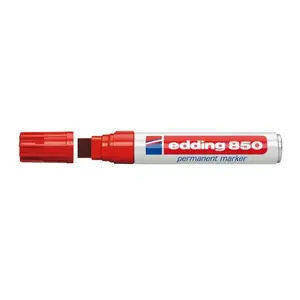 Pastāvīgā marķieris Edding 850 Block sarkans 5 gab.