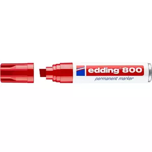 Pastāvīgais marķieris Edding 800 Plakanā gals Sarkans