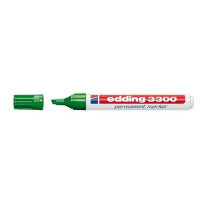 Pastāvīgais marķieris Edding 3300 zaļš 10 gab.