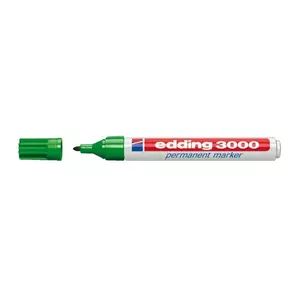 Permanent Marker Edding 3000 Green 10 pcs