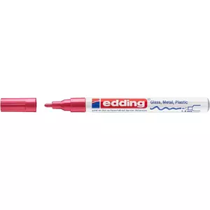 Permanent marker Edding 751 Bullet tip Red 10 pc(s)