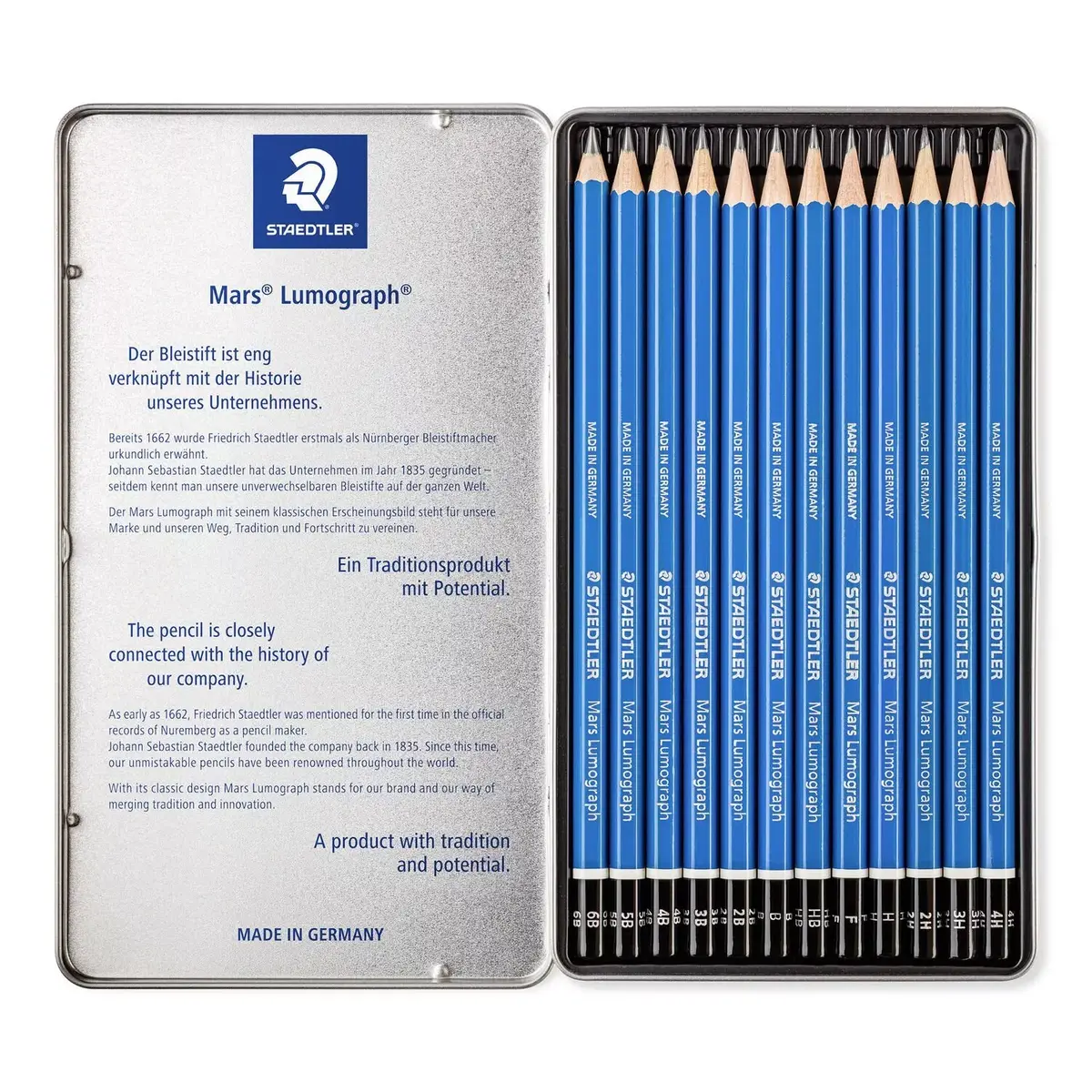 Zīmulis Staedtler Mars Lumograph 100 Photo 2