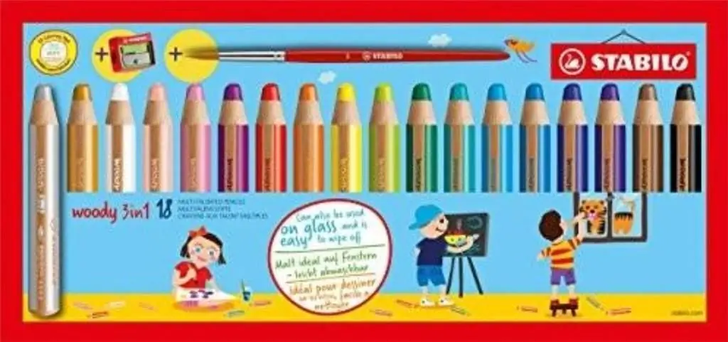 Stabilo woody 3 in 1 Multi 18 pcs colored pencils Photo 4