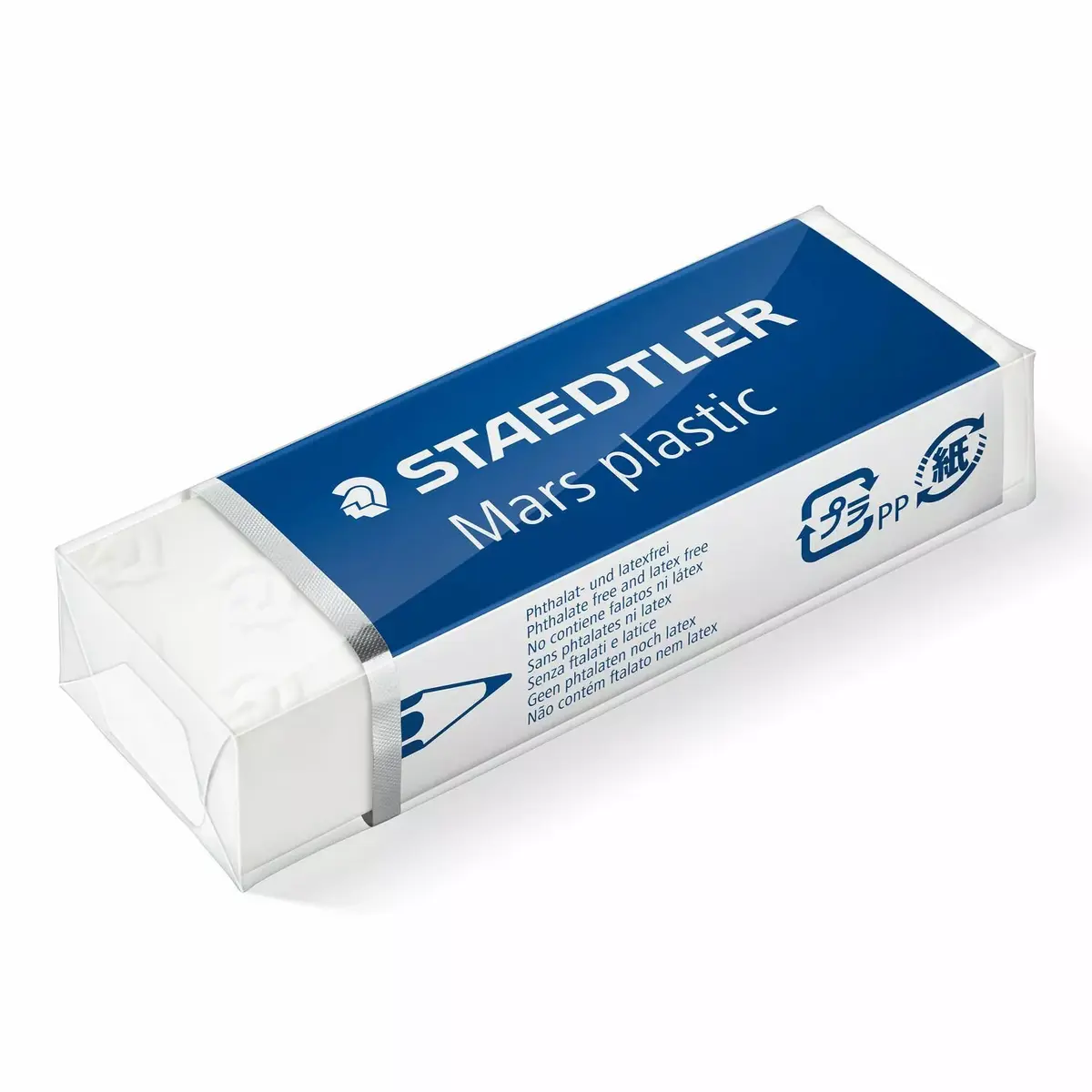 Eraser Staedtler Mars Plastic White Photo 2
