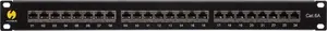 Patch panel NETRACK 104-19 19" 24-port rack-mounted