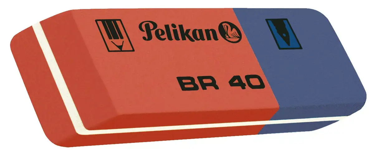 Eraser Pelikan BR40 + WS30, 2 pcs Photo 3