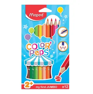 Pastel coloured pencils Maped Colour'Peps 7 pcs — assorted colours