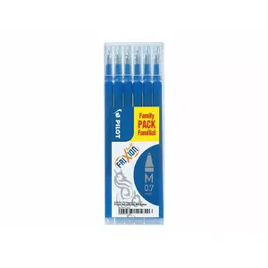 Ballpoint pen set PILOT FriXion Ball Medium — 6 pcs, blue ink, erasable