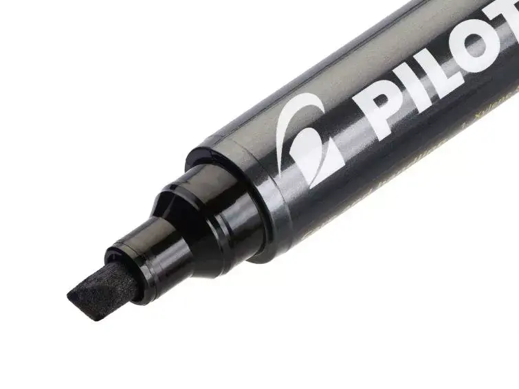 Permanent marker PILOT Pilot 400, chisel tip, black Photo 3