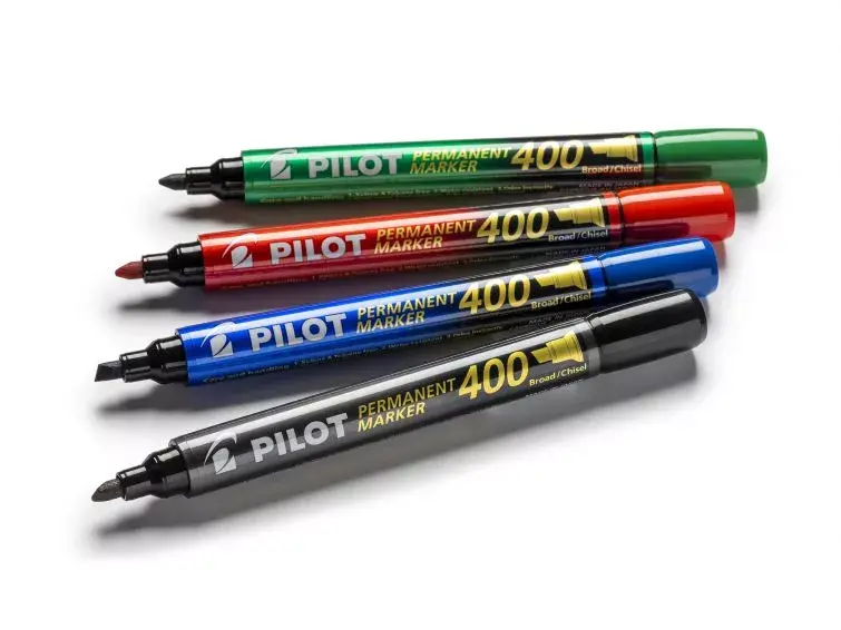 Permanent marker PILOT Pilot 400, chisel tip, black Photo 5