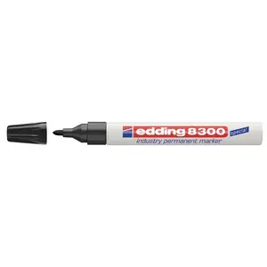 Pastāvīgais marķieris Bullet tip Edding 8300 Melns
