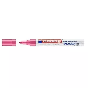 Марķieris Edding 750 Pink — rozā tinti, 1 krāsa, kompakts marķieris