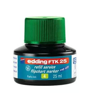 Сменный картридж для маркера Edding FTK 25 зелёный 25 мл совместим с Edding 380/383